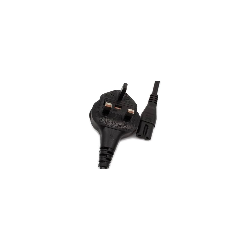 2 Pin Right Angle AC power Plug adapter to Female Connector IEC 320 C7 –  Magconn